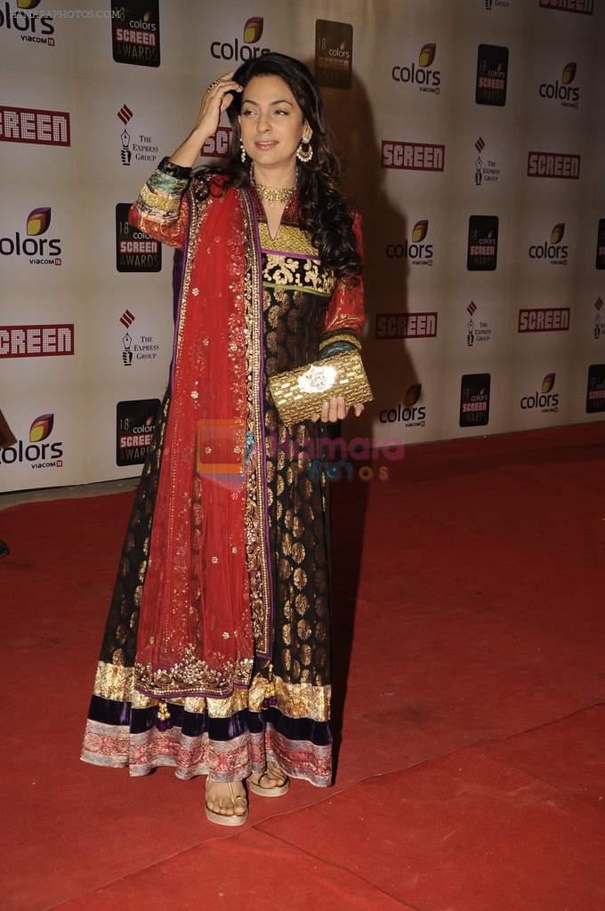Juhi Chawla at Star Screen Awards 2012 in Mumbai on 14th Jan 2012