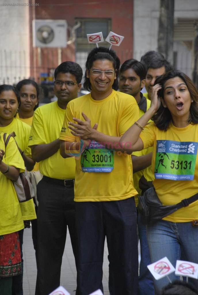 Shaan at Standard Chartered Mumbai Marathon in Mumbai on 14th Jan 2012