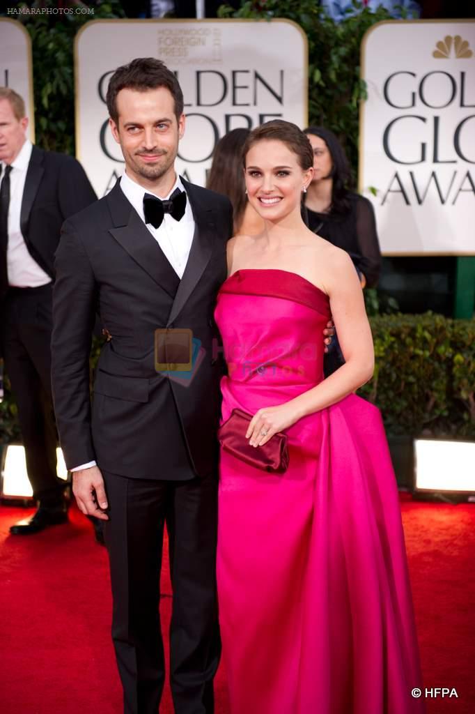 at 69th The Golden Globes Awards on 15th Jan 2012