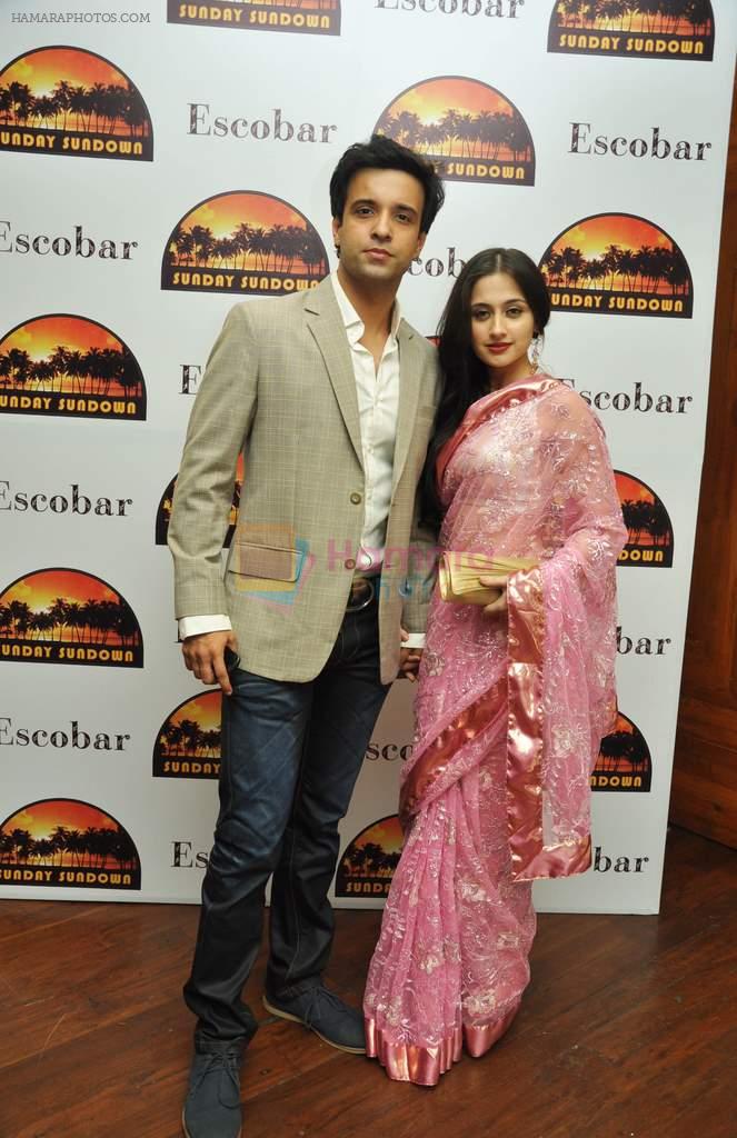 Aamir Ali and Sanjeeda Sheikh at the Launch Party of the Escobar Sunday Sundowns