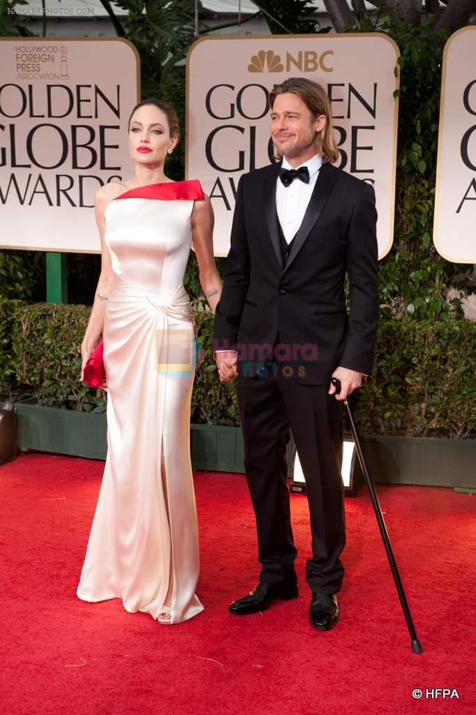 at 69th The Golden Globes Awards on 15th Jan 2012