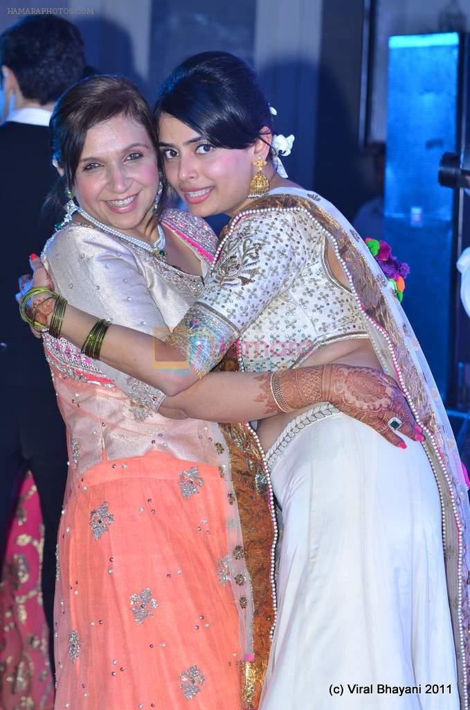 at Zulfi Syed's wedding reception on 15th Jan 2012