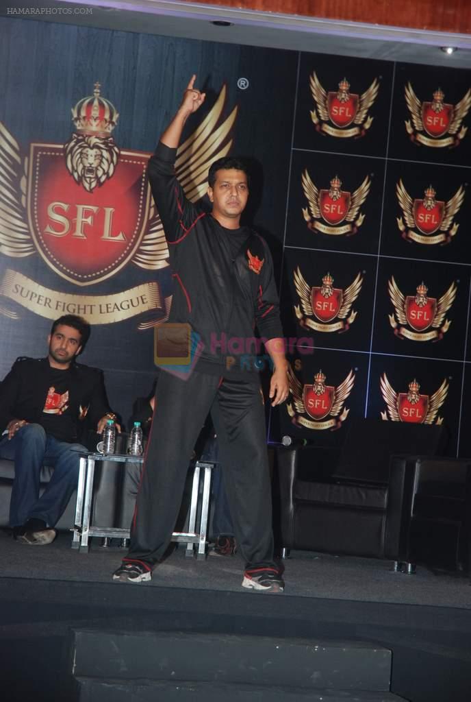at the Launch of Super Fight League in Novotel, Mumbai on 16th Jan 2012