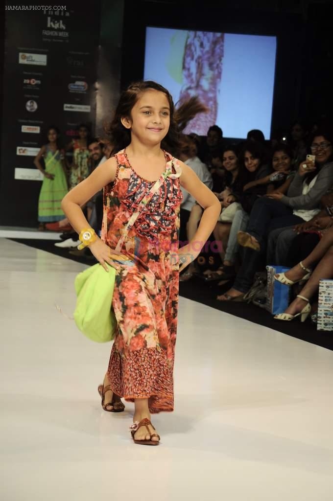 Kids walk the ramp for Mineral at Kids Fashion Week day 1 on 17th Jan 2012