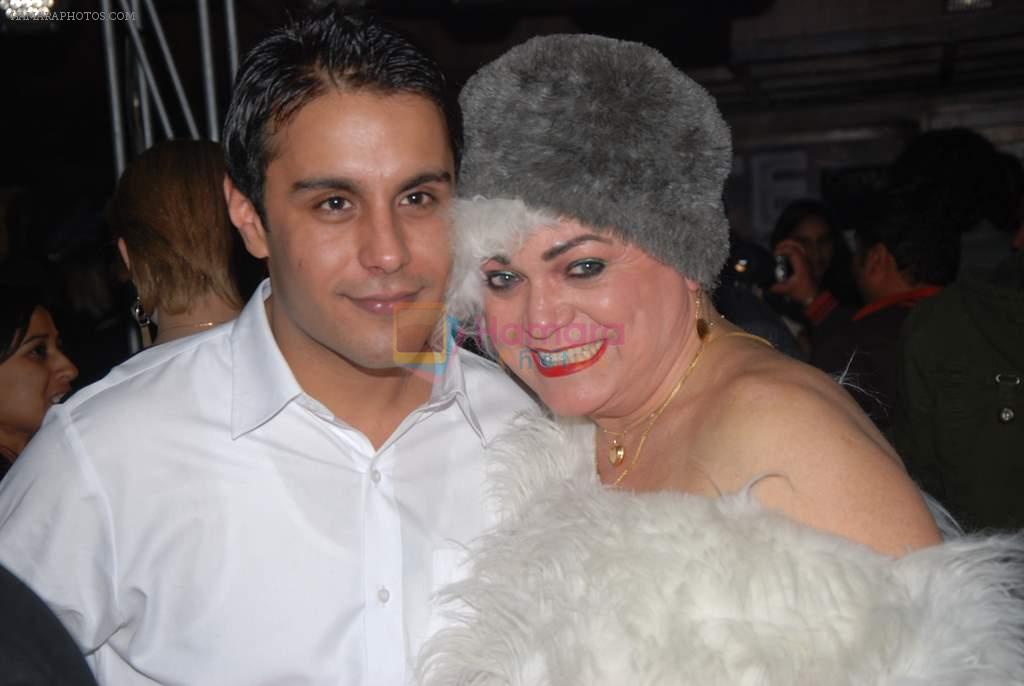 Silvie with a friend at Boulevard launch in Mumbai on 18th Jan 2012