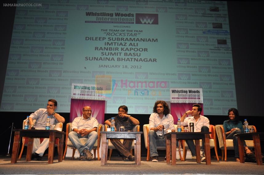 Rahul Puri,Dileep, Sumit, Imtiaz, Ranbir, Sunaina at Whistling Woods International, Filmcity
