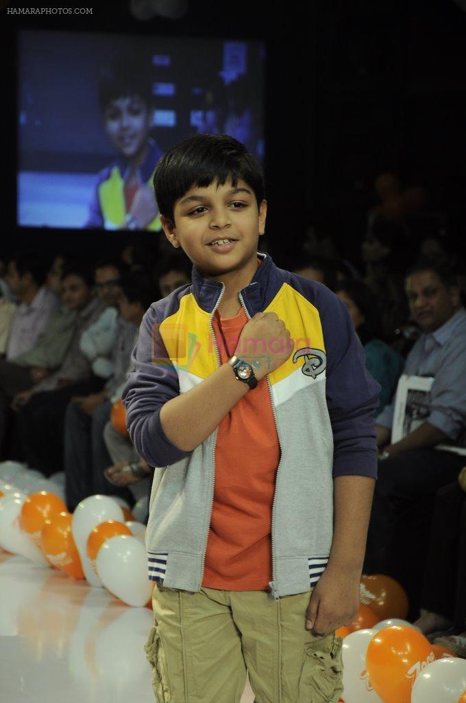Kids walk the ramp for Zoop Show at Kids Fashion Week day 2 on 18th Jan 2012