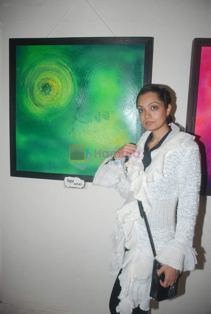 at Amisha Patel's art preview in Andheri, Mumbai on 18th Jan 2012