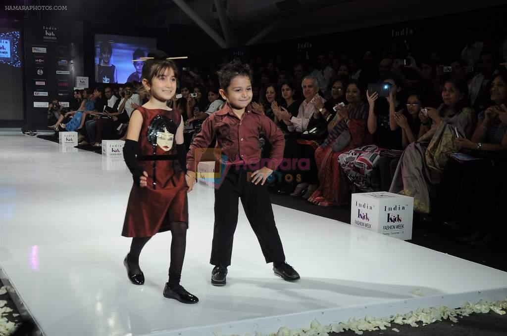 Kids walk the ramp for Kidology Show at Kids Fashion Week day 3 on 19th Jan 2012