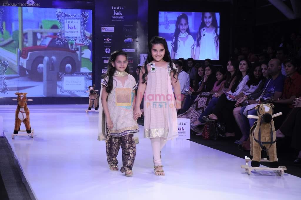 Kids walk the ramp for Payal Singhal Show at Kids Fashion Week day 3 on 19th Jan 2012