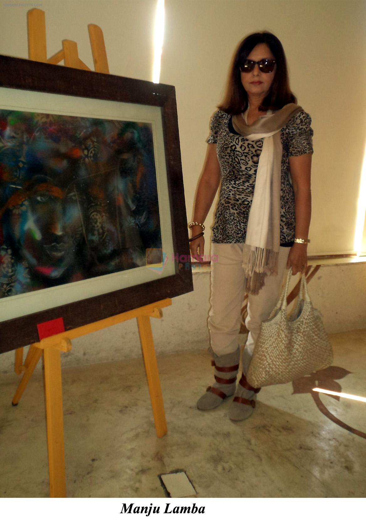 Manju Lamba at the Art and Fashion Brunch in The Wedding Cafe n Lounge on 22nd Jan 2012