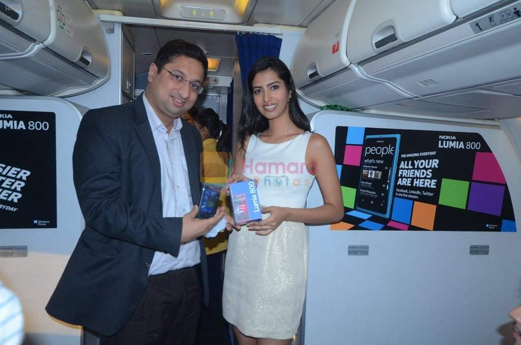 at Nokia Lumia sky party  on board of Jet Airways on 23rd Jan 2012