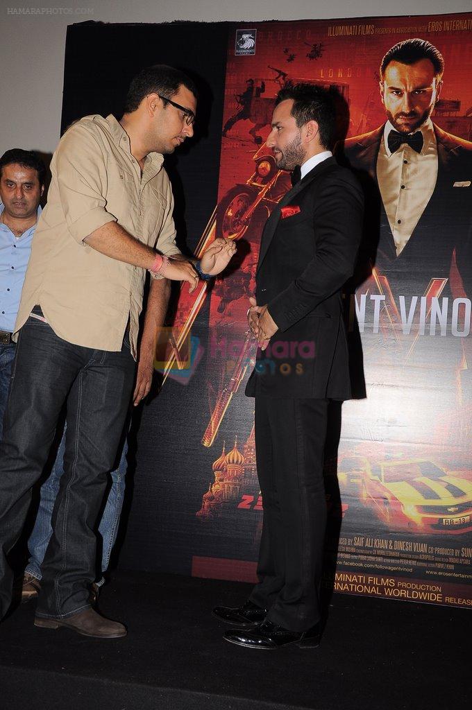 Saif Ali Khan at the Frist look of Agent Vinod on 25th Jan 2012