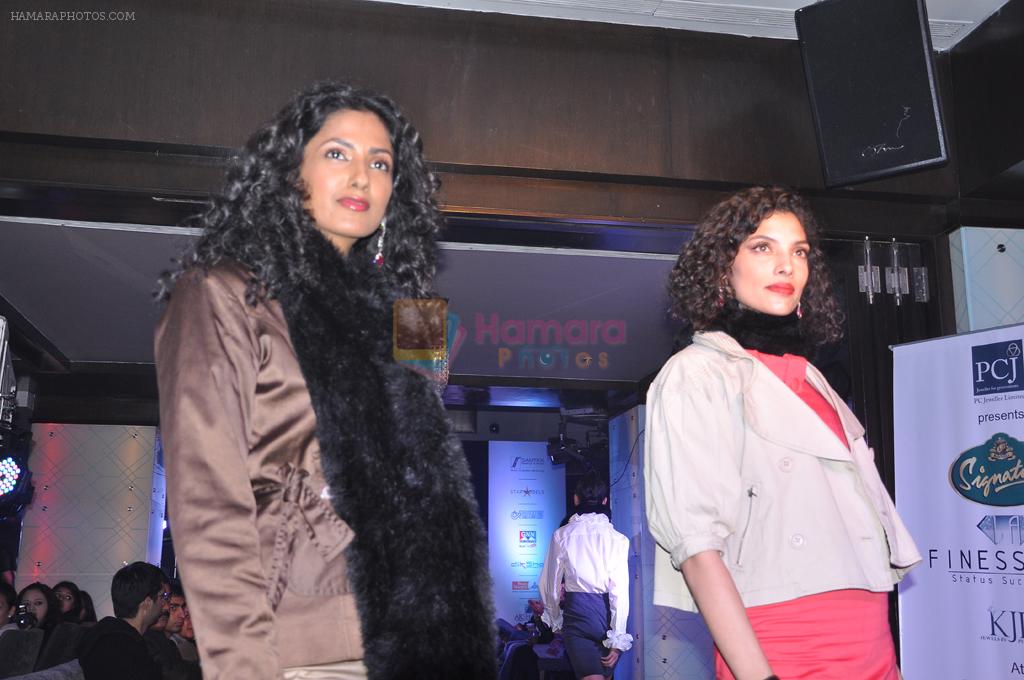 sheetal Mallhar & Indrani shows topper of Janefer Grace at PCJ presents Signature La Finesse11 in Delhi on 22nd January, 2012