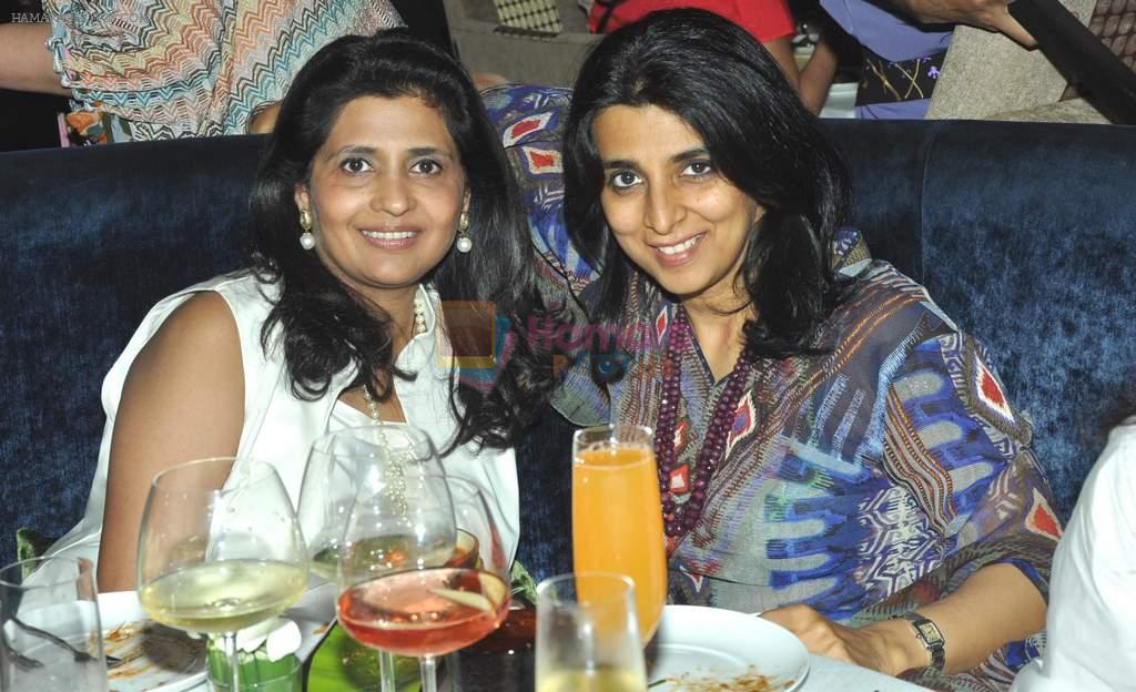 Gauri Pohoomal with Tina Parekh at the Launch of the New Menu and Set Lunches at Koh by Ian Kittichai,InterContinental Marine Drive on 27th Jan 2012