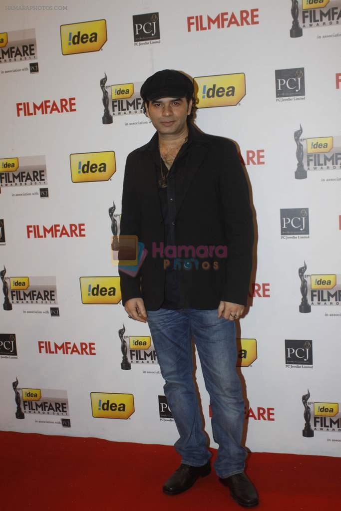 Mohit Chauhan at 57th Idea Filmfare Awards 2011 on 29th Jan 2012