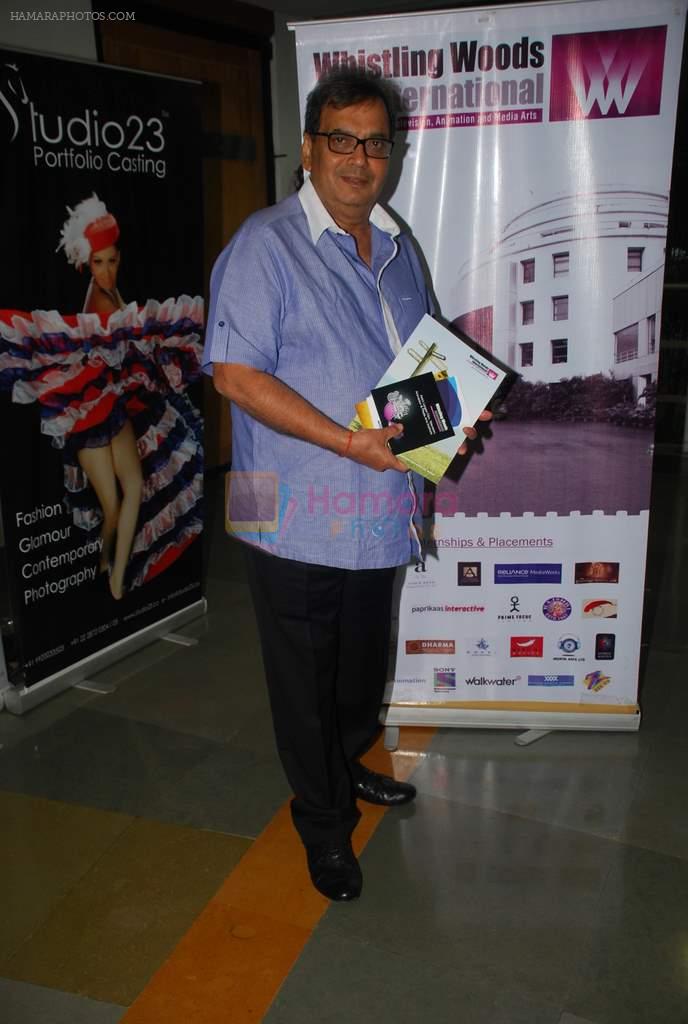 Subhash Ghai at Rotaract Club of Film City present grand fainale for Take 1 in Whistling Woods on 30th Jan 2012