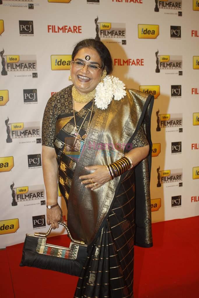 Usha Utthupp at 57th Idea Filmfare Awards 2011 on 29th Jan 2012