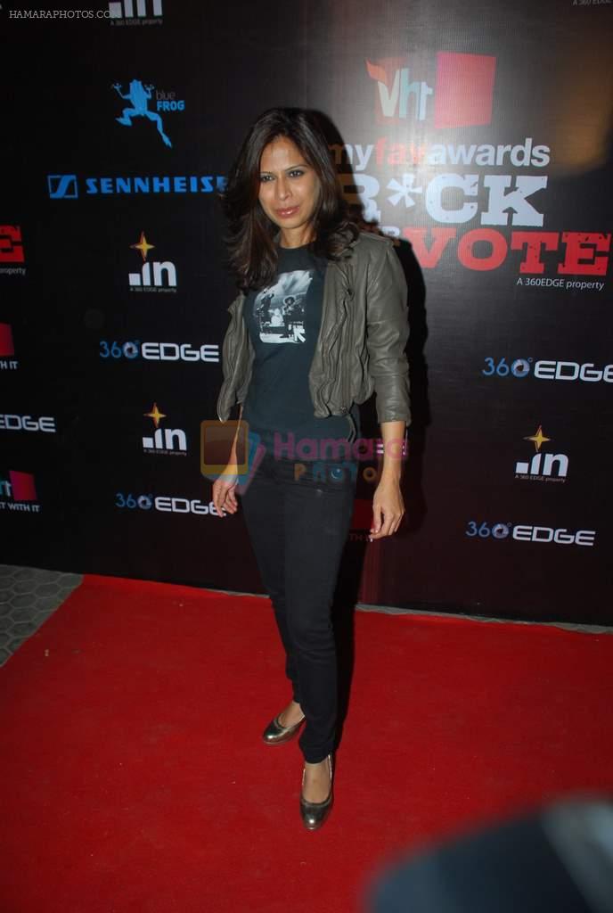 at VH1 Rock your vote in Blue Frog on 31st Jan 2012