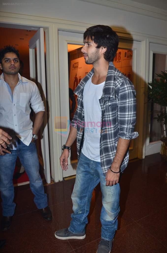 Shahid Kapoor at Le Club Musique launch in Trident, Mumbai on 1st Feb 2012