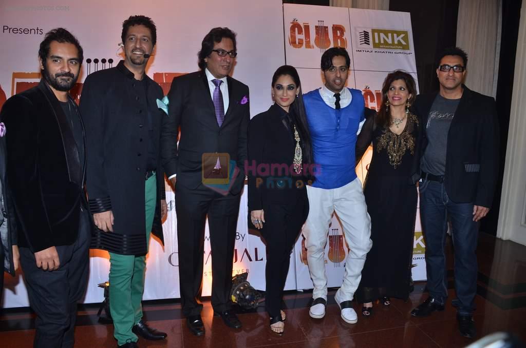 Salim Merchant, Sulaiman Merchant, Bina Aziz, Lucky Morani, Talat Aziz at Le Club Musique launch in Trident, Mumbai on 1st Feb 2012