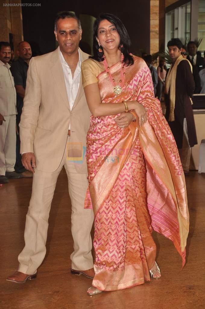 Priya Dutt at Ritesh Deshmukh and Genelia wedding in Grand Hyatt, Mumbai on 3rd Feb 2012