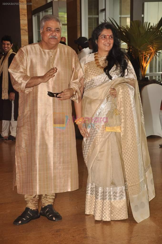Satish Shah at Ritesh Deshmukh and Genelia wedding in Grand Hyatt, Mumbai on 3rd Feb 2012