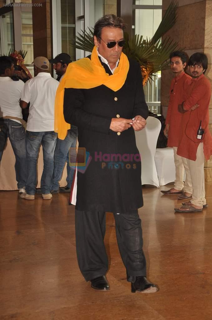 Jackie Shroff at Ritesh Deshmukh and Genelia wedding in Grand Hyatt, Mumbai on 3rd Feb 2012