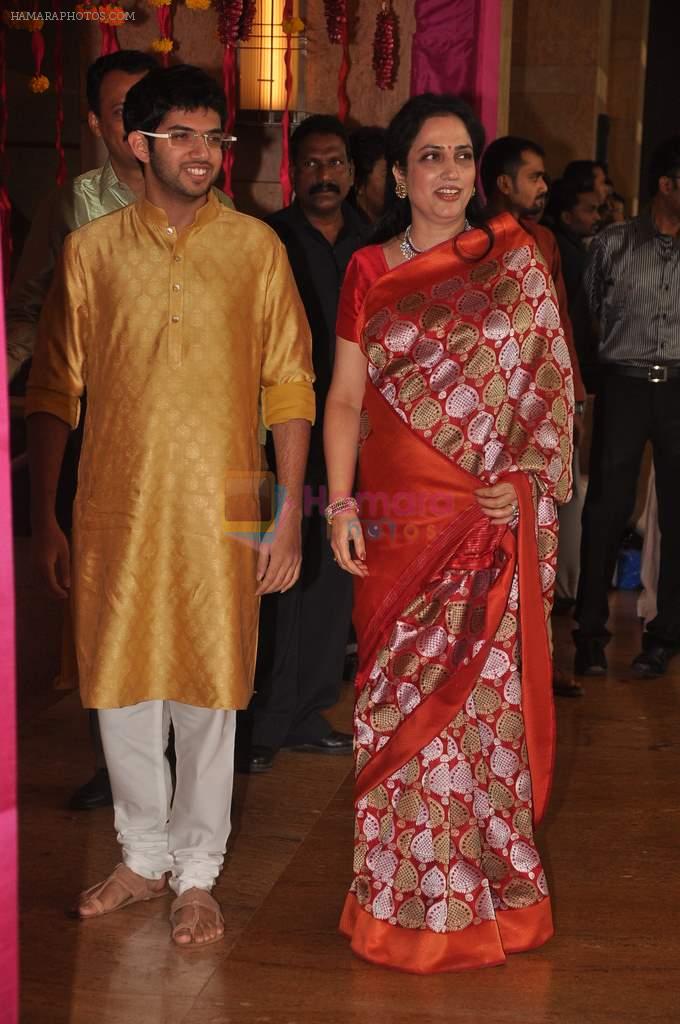 at Ritesh Deshmukh and Genelia wedding in Grand Hyatt, Mumbai on 3rd Feb 2012