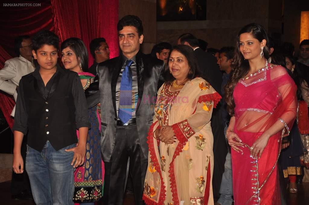 Indra Kumar, Shweta Kumar at Genelia D'souza and Ritesh Deshmukh wedding reception in Hotel Grand Hyatt, Mumbai on 4th Feb 2012