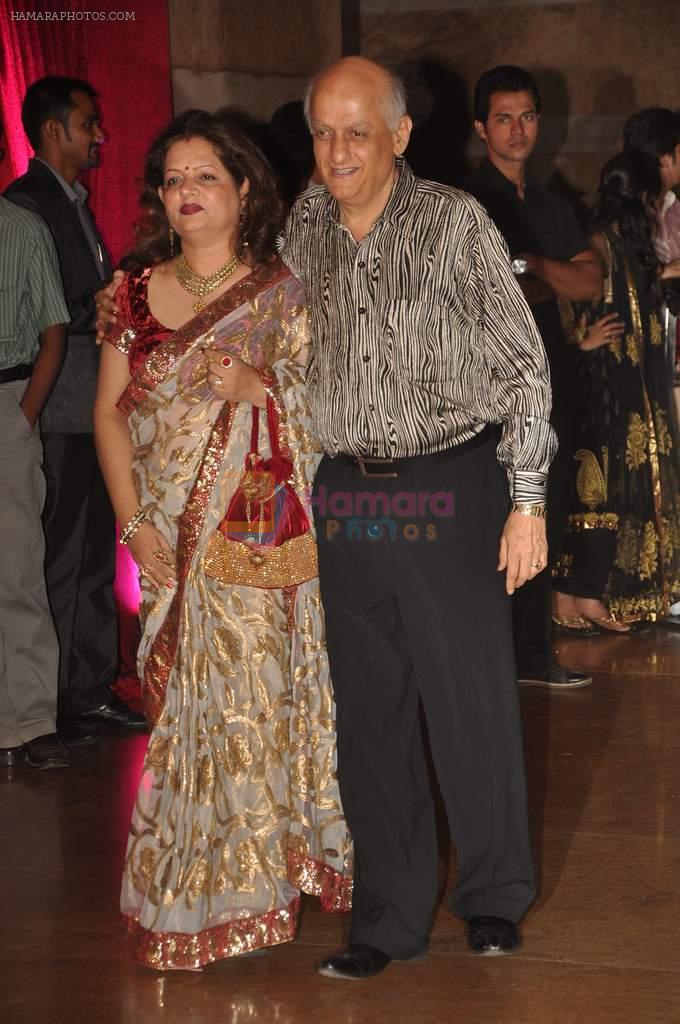 Mukesh Bhat at Genelia D'souza and Ritesh Deshmukh wedding reception in Hotel Grand Hyatt, Mumbai on 4th Feb 2012