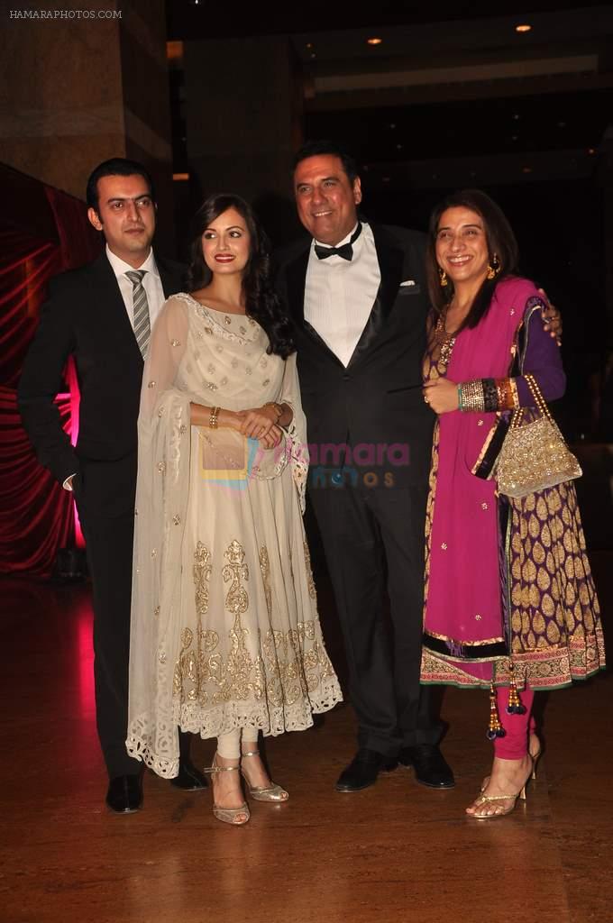 Dia Mirza, Boman Irani at Genelia D'souza and Ritesh Deshmukh wedding reception in Hotel Grand Hyatt, Mumbai on 4th Feb 2012