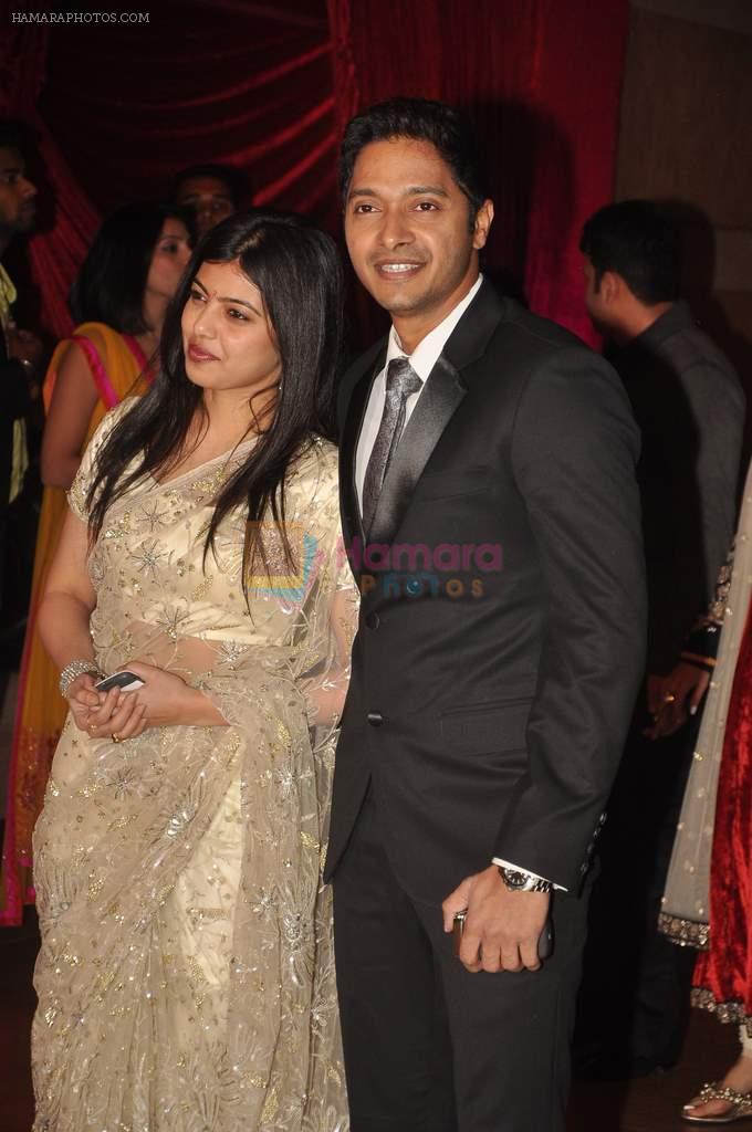 Shreyas Talpade at Genelia D'souza and Ritesh Deshmukh wedding reception in Hotel Grand Hyatt, Mumbai on 4th Feb 2012