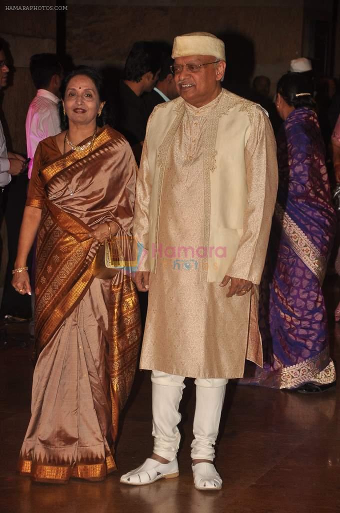 Kiran Shantaram at Genelia D'souza and Ritesh Deshmukh wedding reception in Hotel Grand Hyatt, Mumbai on 4th Feb 2012