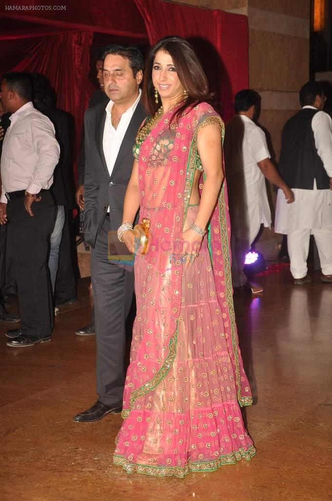 Krishika Lulla at Genelia D'souza and Ritesh Deshmukh wedding reception in Hotel Grand Hyatt, Mumbai on 4th Feb 2012