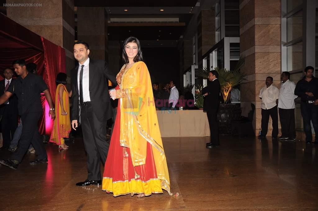 Ayesha Takia at Genelia D'souza and Ritesh Deshmukh wedding reception in Hotel Grand Hyatt, Mumbai on 4th Feb 2012