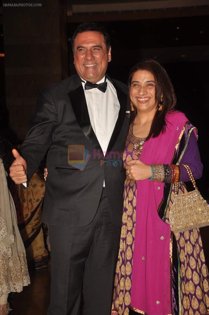Boman Irani at Genelia D'souza and Ritesh Deshmukh wedding reception in Hotel Grand Hyatt, Mumbai on 4th Feb 2012