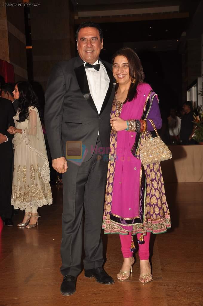 Boman Irani at Genelia D'souza and Ritesh Deshmukh wedding reception in Hotel Grand Hyatt, Mumbai on 4th Feb 2012