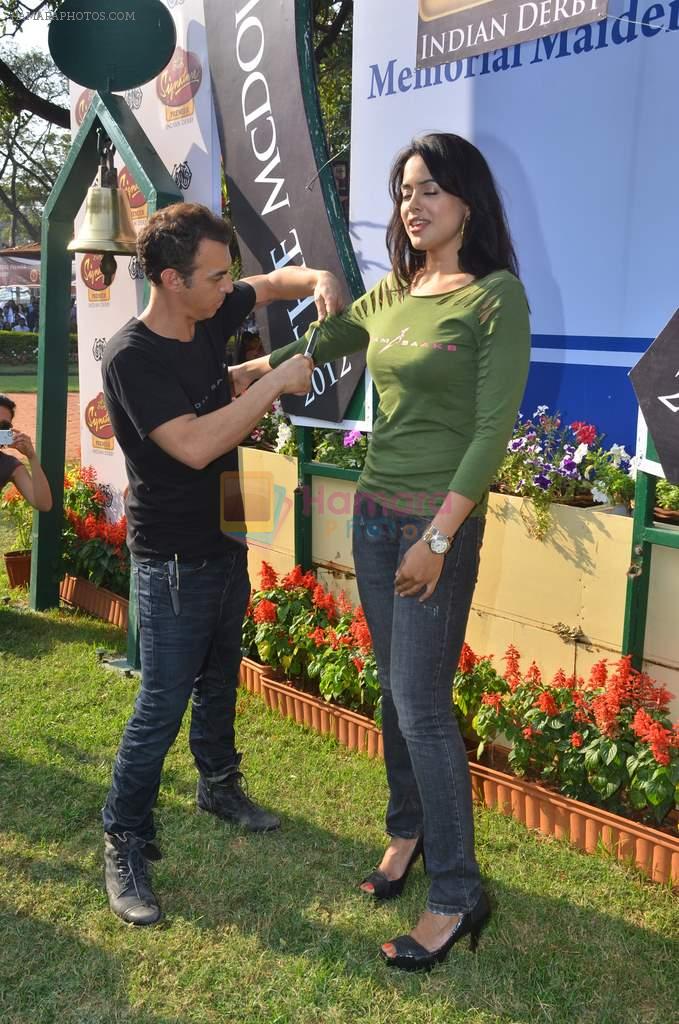 Sameera Reddy at Mcdowell Signature Derby day 1 in RWITC on 5th Feb 2012