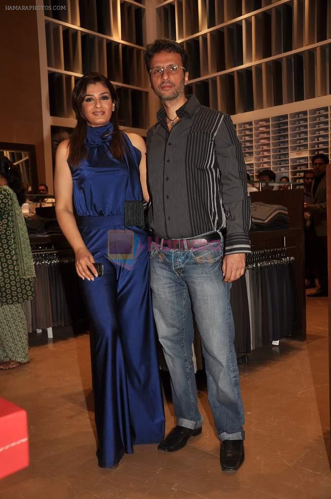 Raveena Tandon at Raymonds new store in Warden Road on 6th Feb 2012
