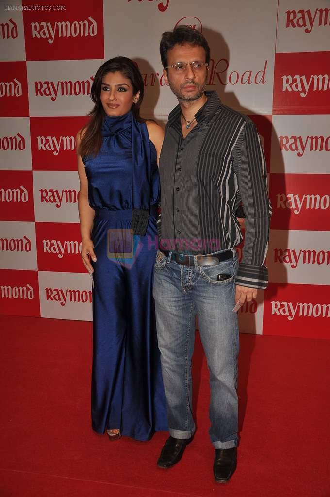 Raveena Tandon, Anil Thadani at Raymonds new store in Warden Road on 6th Feb 2012