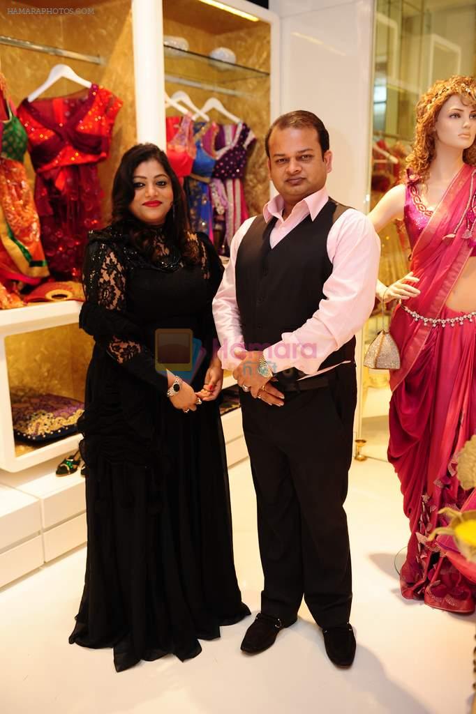 Shilpi with rajeev Gupta at the launch of fashion store Studio 169 in at Moments Mall, Kirti Nagar, New Delhi on 5th Feb 2012