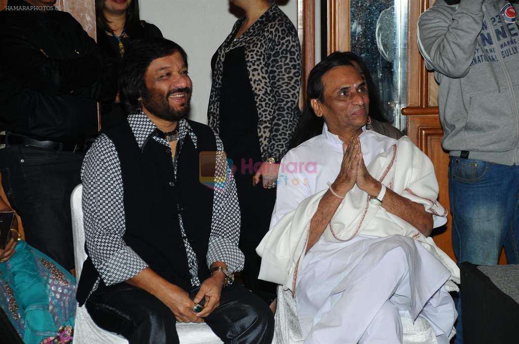 Roopkumar Rathod and Narayan Agarwal  at the launch of Deepak Pandit's Album Miracle in at Orchid Hotel, Vile Parle on 8th Feb 2012