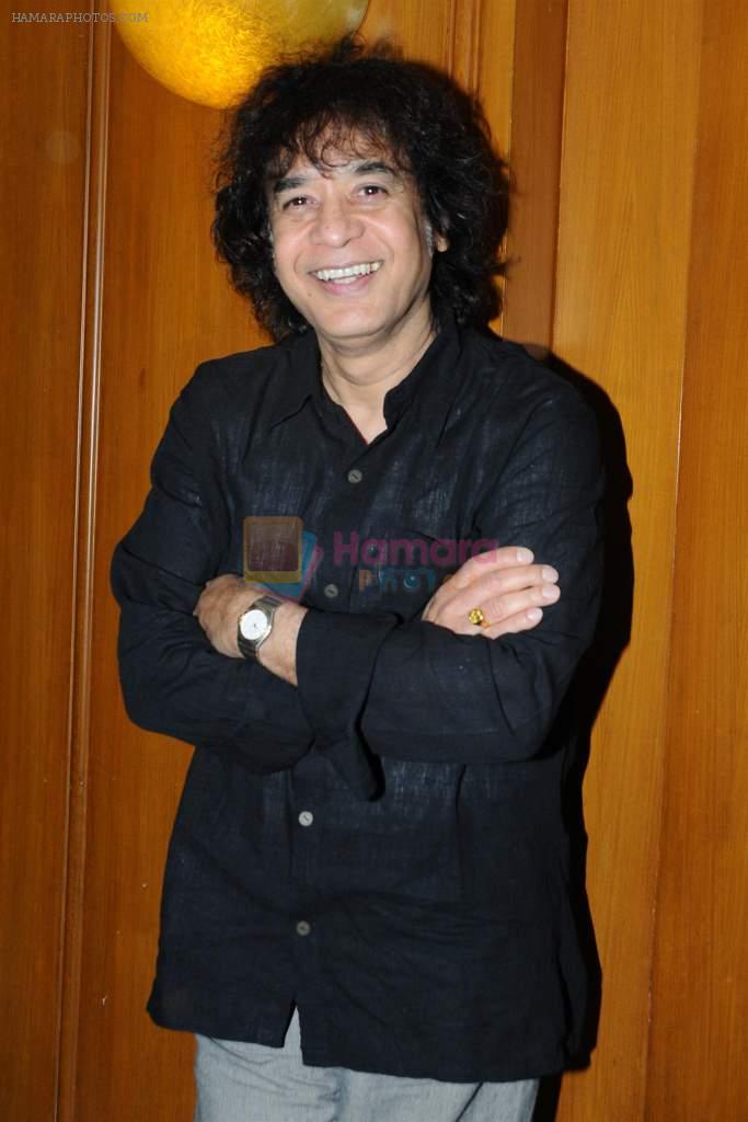 Zakir Hussain at the launch of Deepak Pandit's Album Miracle in at Orchid Hotel, Vile Parle on 8th Feb 2012