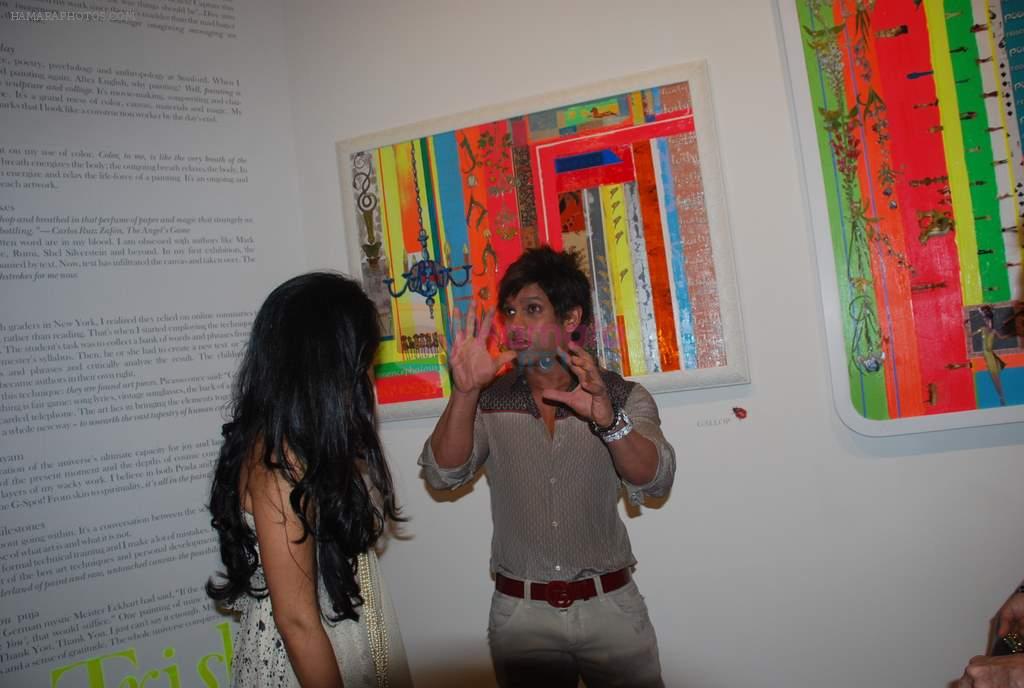 Yash Birla at Trishla Jain's art event in Mumbai on 10th Feb 2012