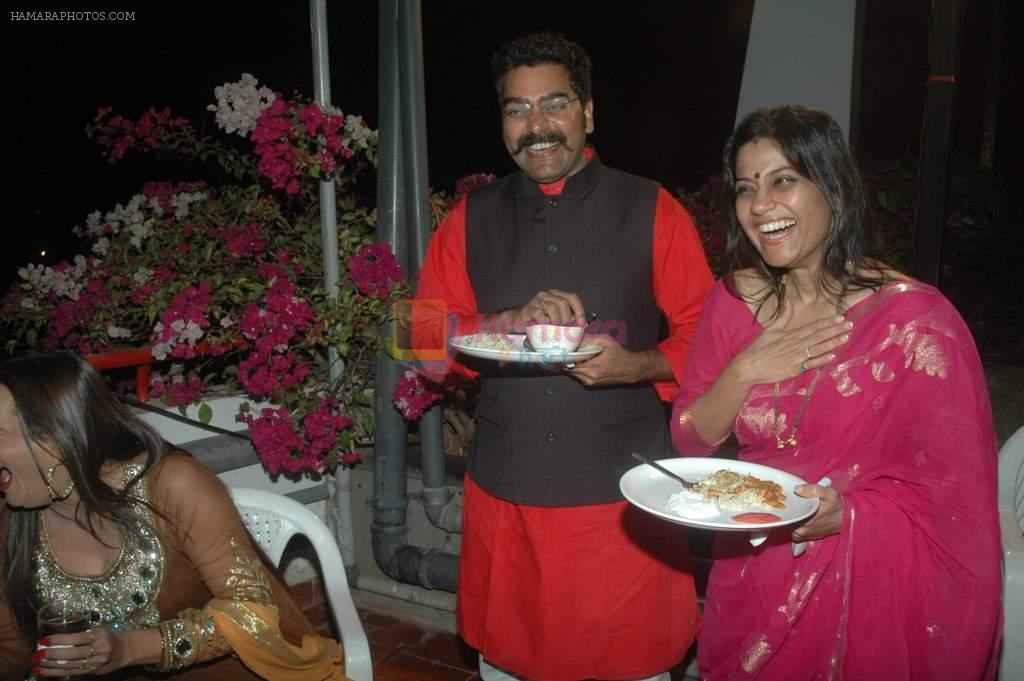 Renuka Shahane, Ashutosh Rana at Sandip Soparkar dance event in Andheri, Mumbai on 11th Feb 2012