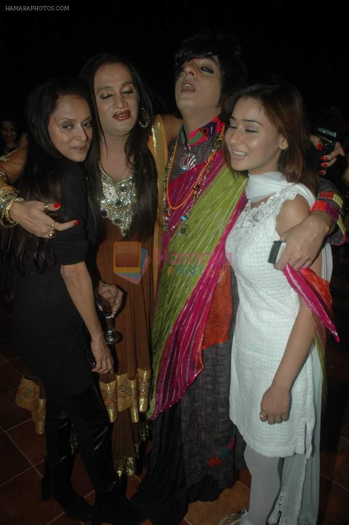 Laxmi Narayan Tripathi, Krutika Desai, Rohit Verma, Sara Khan at Sandip Soparkar dance event in Andheri, Mumbai on 11th Feb 2012