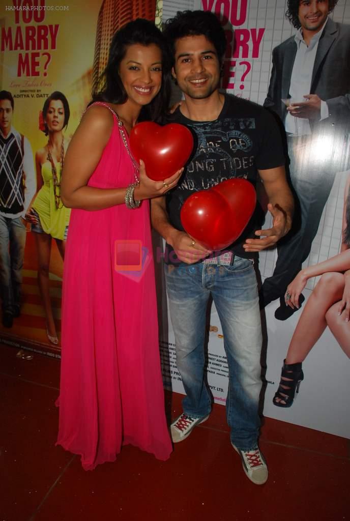 Mugdha Godse, Rajeev Khandelwal at Will You Marry Me promotional event in Andheri, Mumbai on 14th Feb 2012
