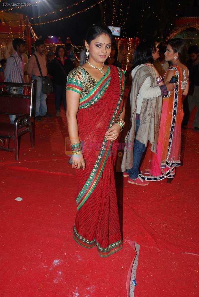 Supriya Kumari on location of film Zindagi 50-50 in Filmcity, Mumbai on 16th Feb 2012