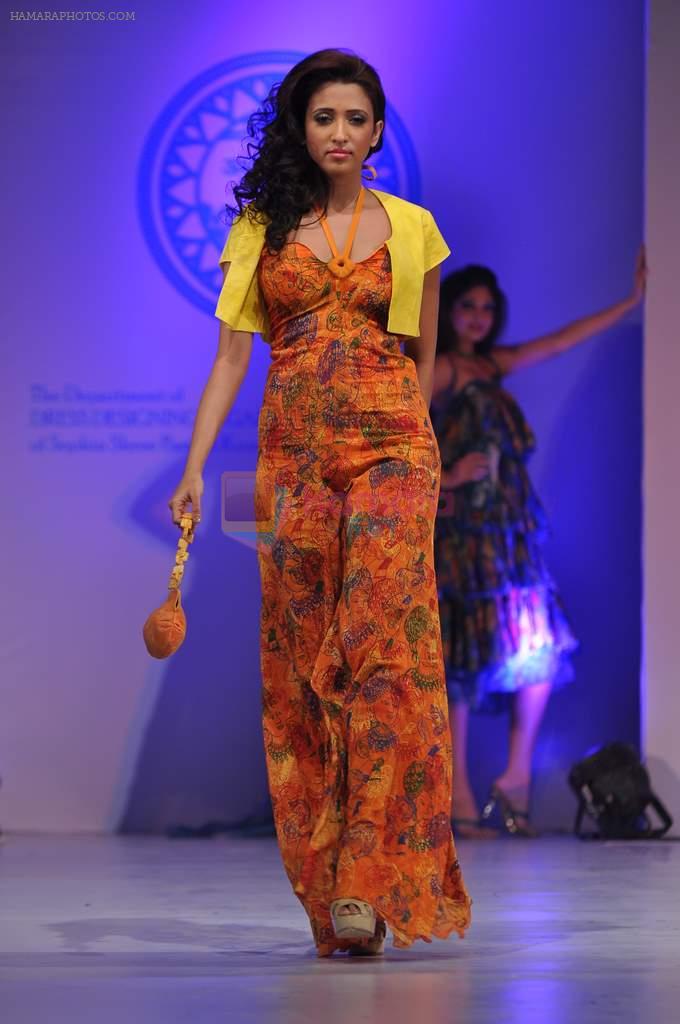 Alecia Raut at Sophia college fashion show in Mumbai on 17th Feb 2012